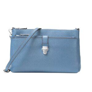 Michael Kors Mercer Large Snap Pocket Crossbody blue